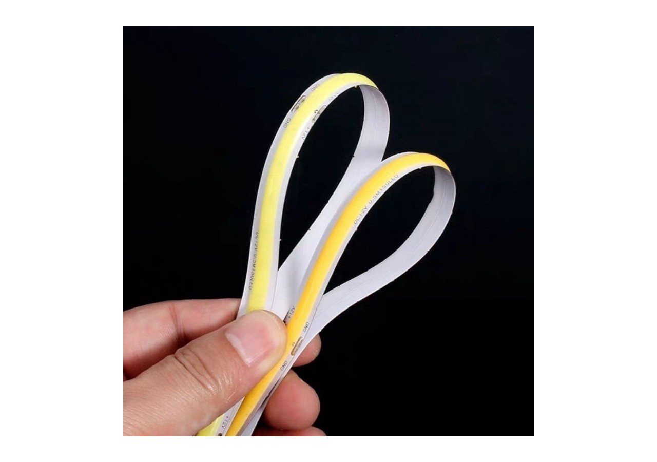 Ruban LED COB 24V DC-12W/m-8mm-IP20-Rouleau de 5 mètres-Sécable tous les 4cm - B1559-5-BF - Barcelona LED