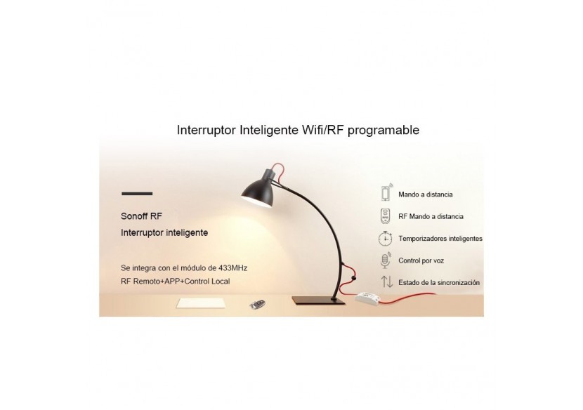 Interrupteur intelligent Wifi/RF programmable : SONOFF BASIC - SONOFFRFR2 - Barcelona LED
