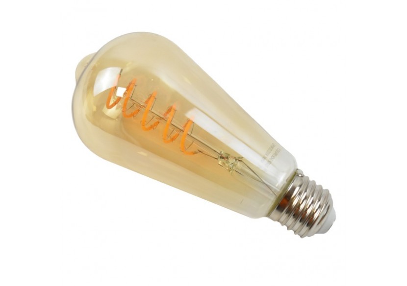 Ampoule LED ST64 à filament Edison 4W E27 dimmable - V300-ST64 - Barcelona LED
