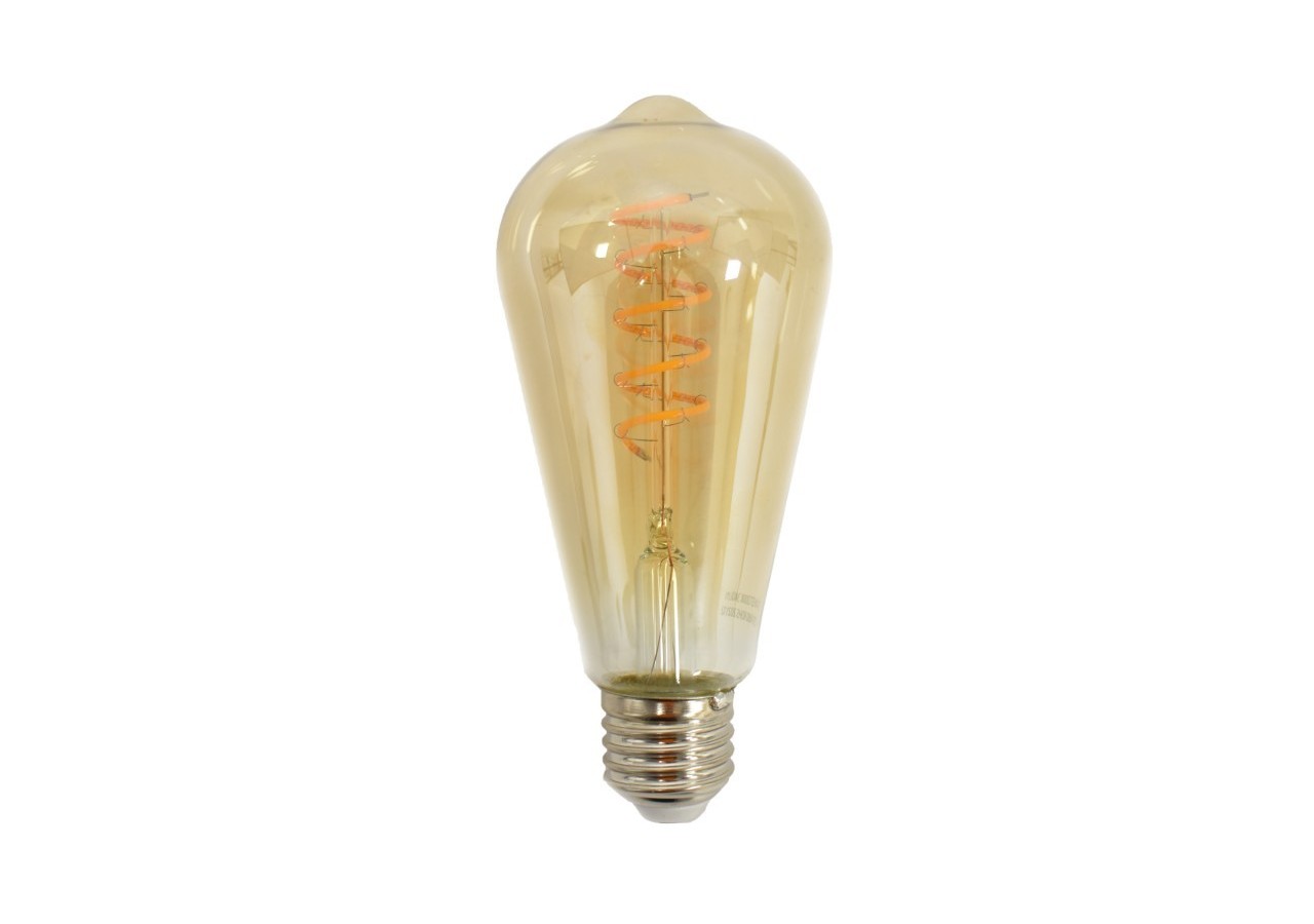 Ampoule LED ST64 à filament Edison 4W E27 dimmable - V300-ST64 - Barcelona LED