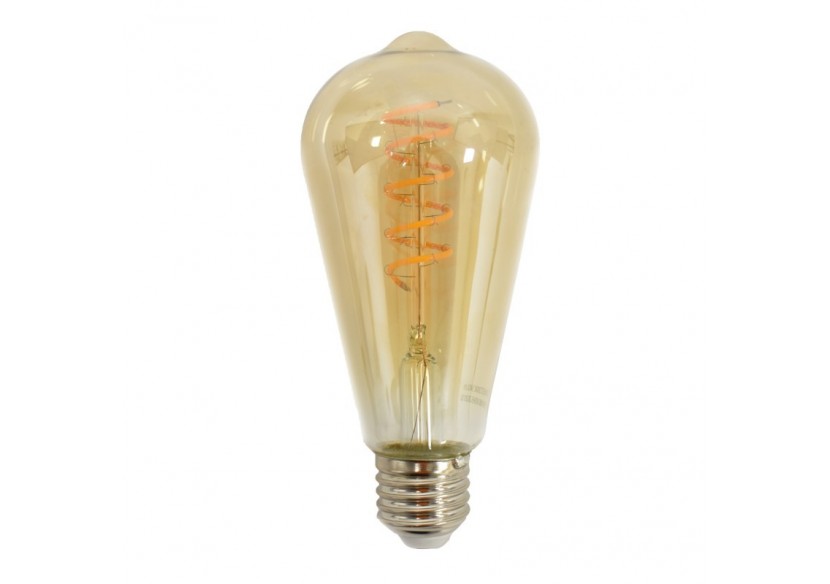 Ampoule LED ST64 à filament Edison 4W E27 dimmable - V300-ST64 - Barcelona LED