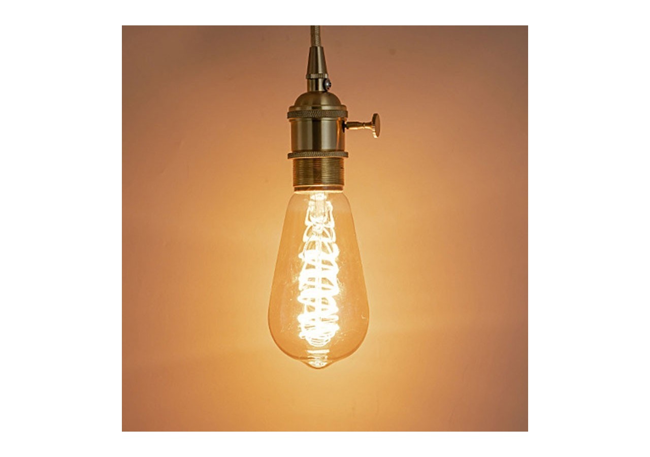 Ampoule LED ST64 à filament Edison 4W E27 dimmable - V300-ST64 - Barcelona LED