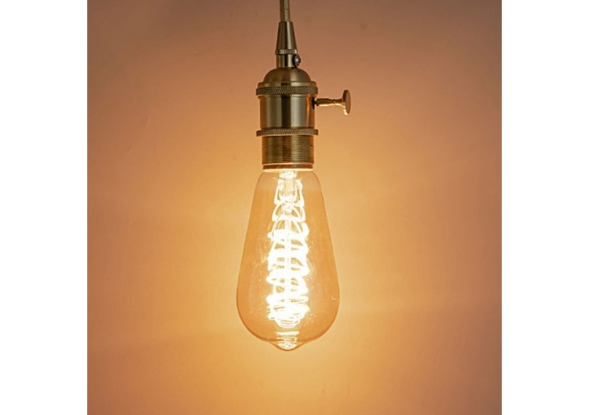Ampoule LED ST64 à filament Edison 4W E27 dimmable - V300-ST64 - Barcelona LED