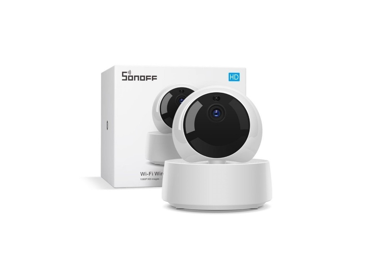 Caméra de sécurité WiFi 1080p 360 degrés | SONOFF - SONOFFGK200MP2B - Barcelona LED