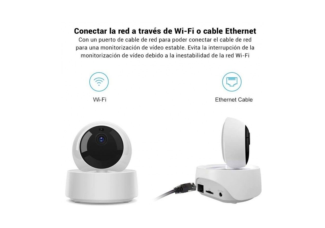 Caméra de sécurité WiFi 1080p 360 degrés | SONOFF - SONOFFGK200MP2B - Barcelona LED
