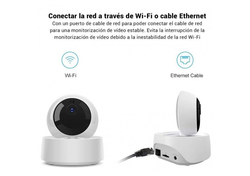 Caméra de sécurité WiFi 1080p 360 degrés | SONOFF - SONOFFGK200MP2B - Barcelona LED