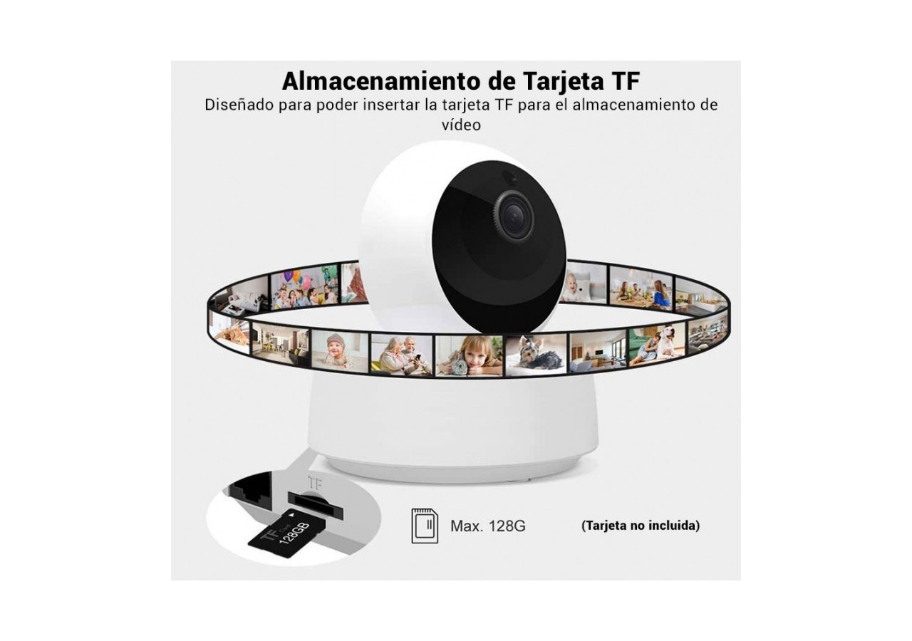 Caméra de sécurité WiFi 1080p 360 degrés | SONOFF - SONOFFGK200MP2B - Barcelona LED