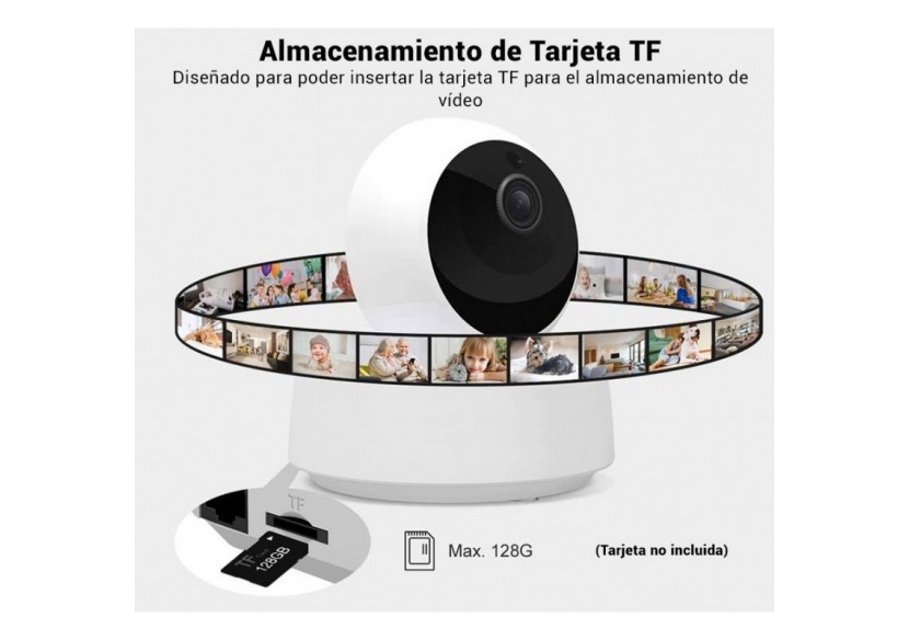 Caméra de sécurité WiFi 1080p 360 degrés | SONOFF - SONOFFGK200MP2B - Barcelona LED