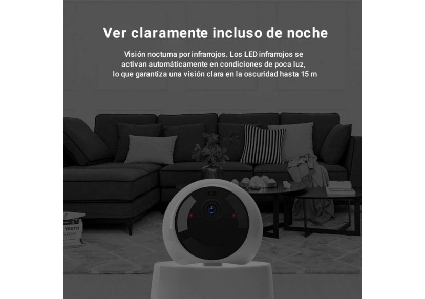 Caméra de sécurité WiFi 1080p 360 degrés | SONOFF - SONOFFGK200MP2B - Barcelona LED