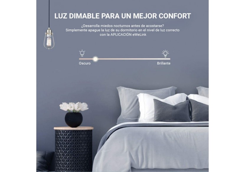 Interrupteur variateur intelligent | Smart Dimmer SONOFF - SONOFFDIMMER - Barcelona LED