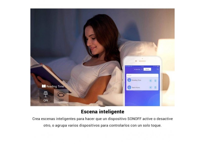 Interrupteur intelligent Dual WiFi programmable SMART LIGHT | SONOFF-DUAL R2 - SONOFFDUALR2 - Barcelona LED