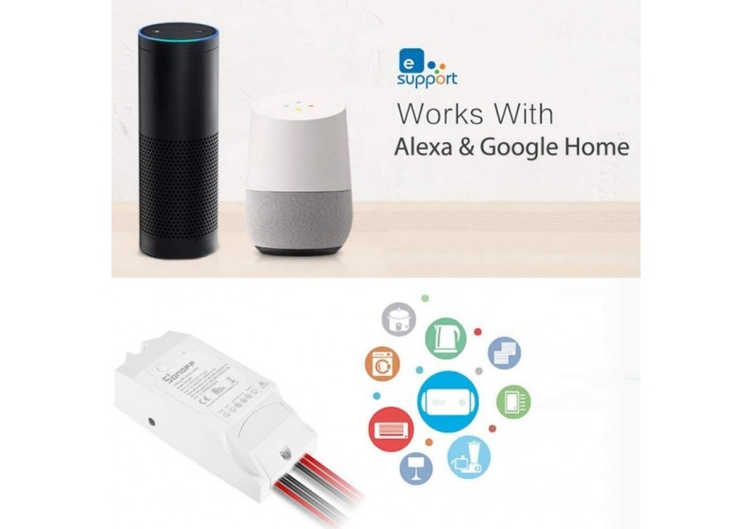 Interrupteur intelligent Dual WiFi programmable SMART LIGHT | SONOFF-DUAL R2 - SONOFFDUALR2 - Barcelona LED