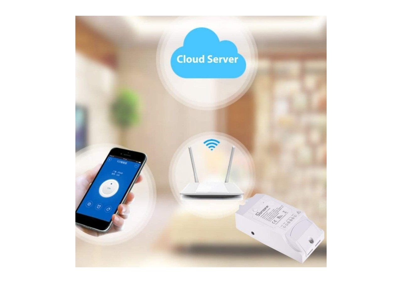 Interrupteur intelligent Dual WiFi programmable SMART LIGHT | SONOFF-DUAL R2 - SONOFFDUALR2 - Barcelona LED