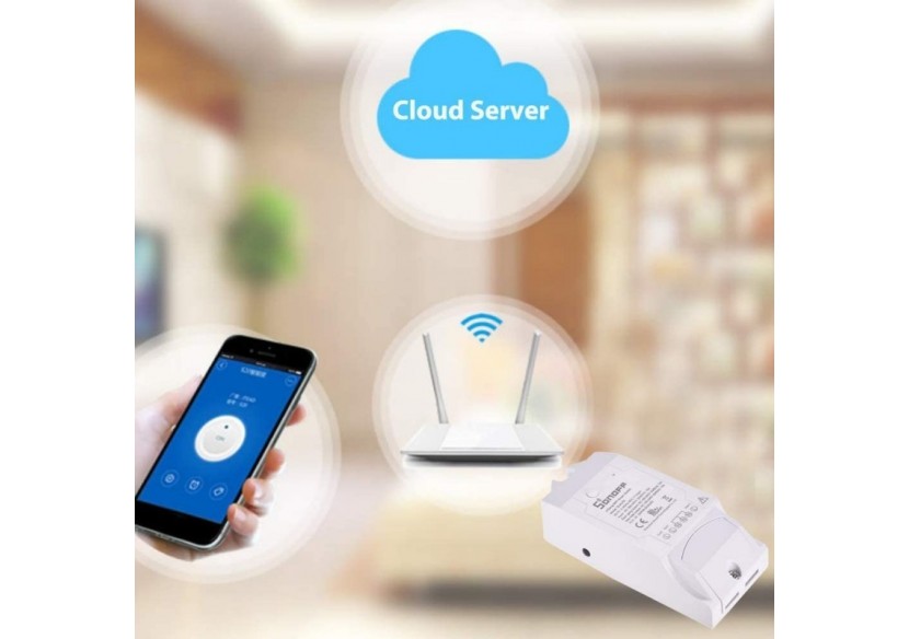 Interrupteur intelligent Dual WiFi programmable SMART LIGHT | SONOFF-DUAL R2 - SONOFFDUALR2 - Barcelona LED