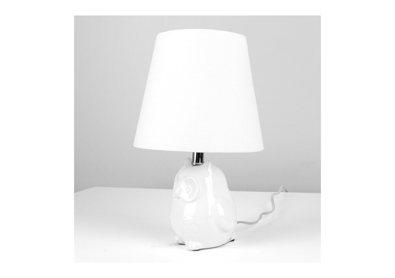Lampe de table en céramique "OWL" E27 - LC1908 - Barcelona LED