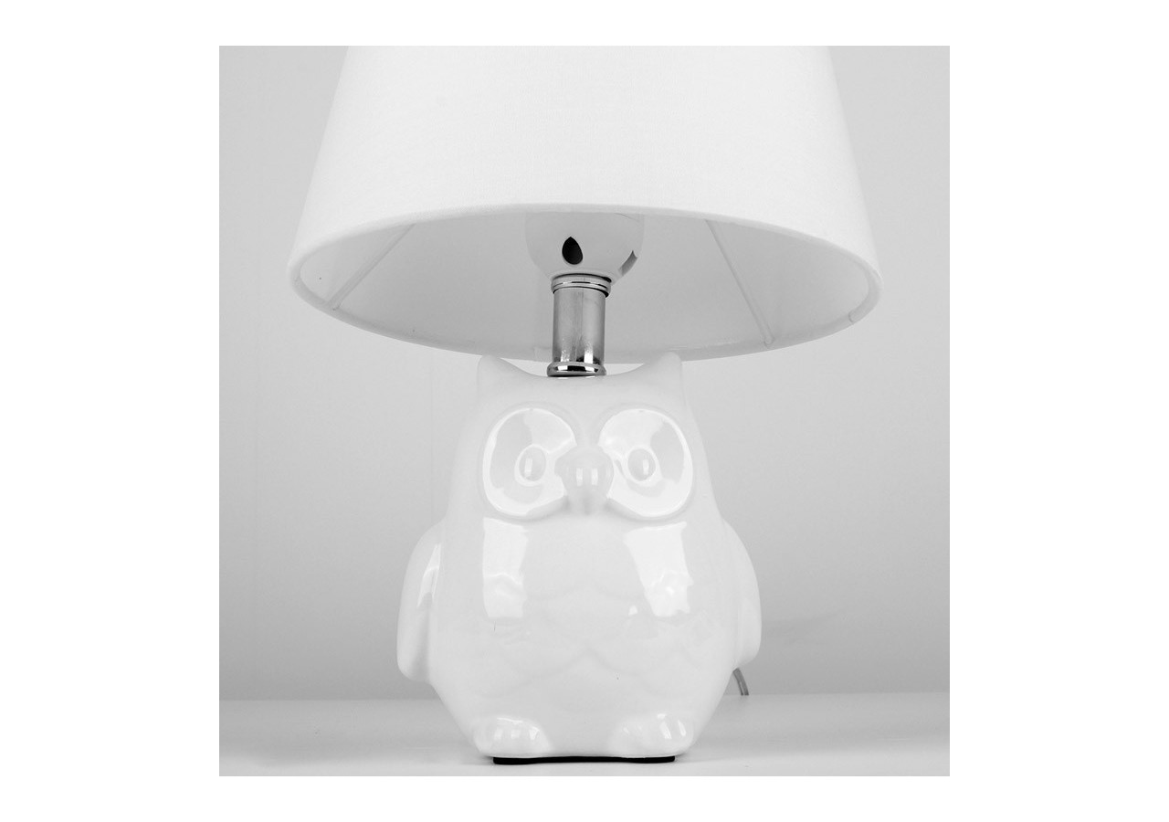 Lampe de table en céramique "OWL" E27 - LC1908 - Barcelona LED