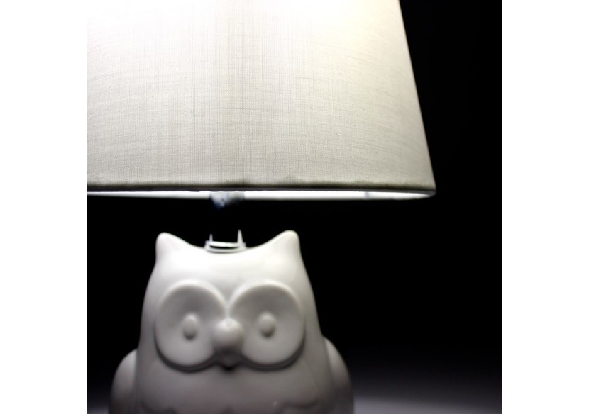 Lampe de table en céramique "OWL" E27 - LC1908 - Barcelona LED Lampe de table en céramique "OWL" E27 - LC1908 - Barcelona LED
