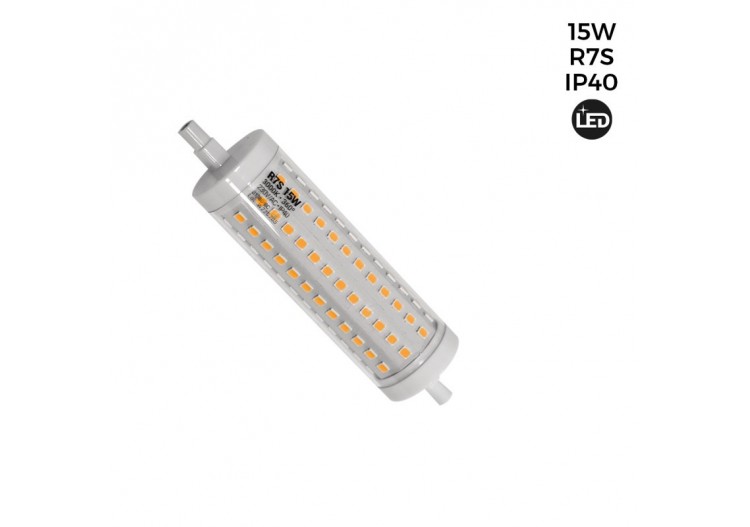 Ampoule LED R7S régulable 118mm-1700lm-230V-15W - BS1-R7S118-15W-D-BC - Barcelona LED