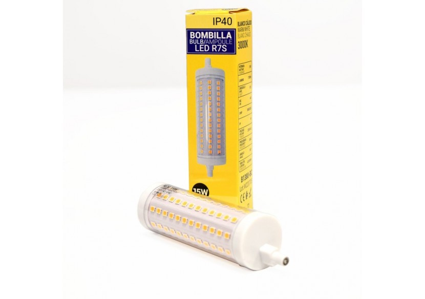 Ampoule LED R7S régulable 118mm-1700lm-230V-15W - BS1-R7S118-15W-D-BC - Barcelona LED Ampoule LED R7S régulable 118mm-1700lm-230V-15W - BS1-R7S118-15W-D-BC - Barcelona LED