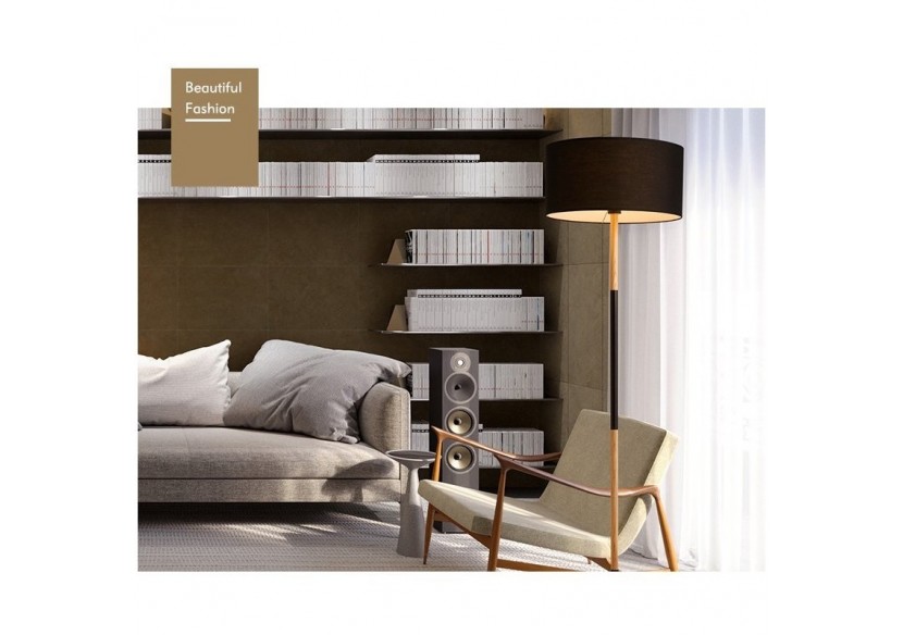 Lampe sur pied en bois "Class" E27 - LN1305-N - Barcelona LED Lampe sur pied en bois "Class" E27 - LN1305-N - Barcelona LED