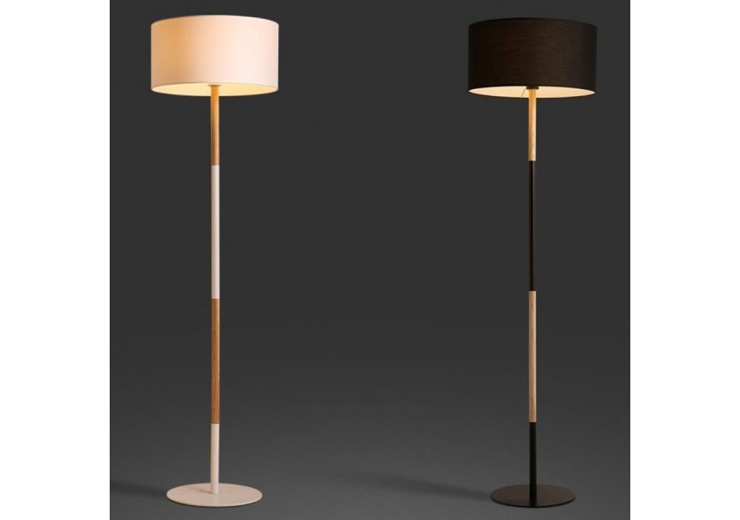 Lampe sur pied en bois "Class" E27 - LN1305-N - Barcelona LED Lampe sur pied en bois "Class" E27 - LN1305-N - Barcelona LED