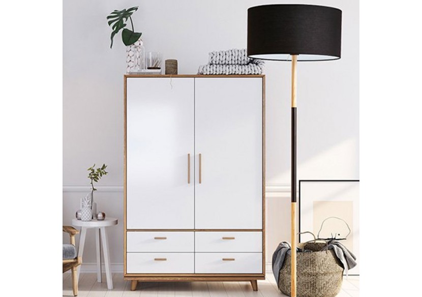 Lampe sur pied en bois "Class" E27 - LN1305-N - Barcelona LED Lampe sur pied en bois "Class" E27 - LN1305-N - Barcelona LED