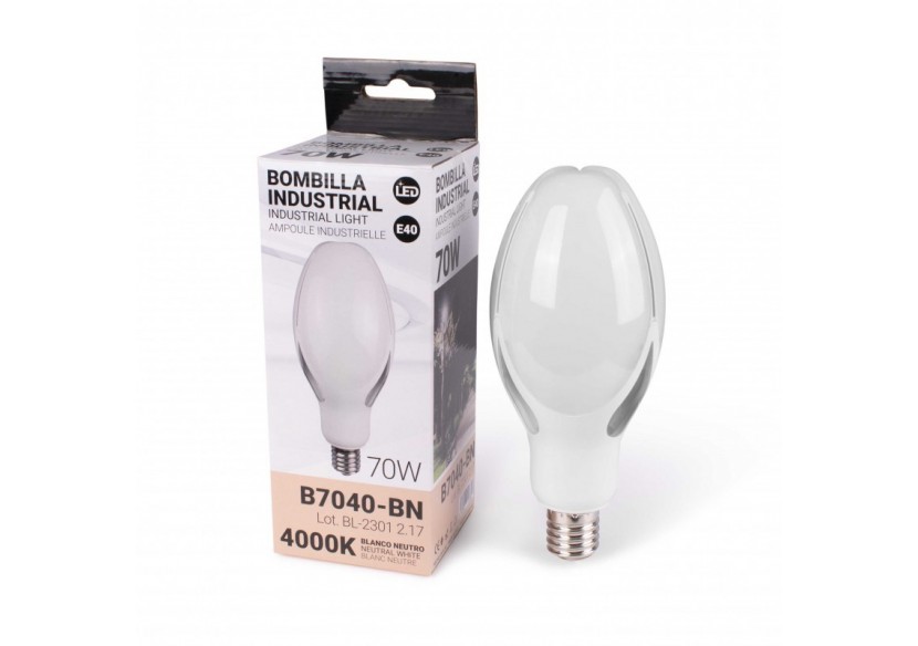 Ampoule LED industrielle E40-70W-⌀120mm - B7040-BN - Barcelona LED Ampoule LED industrielle E40-70W-⌀120mm - B7040-BN - Barcelona LED