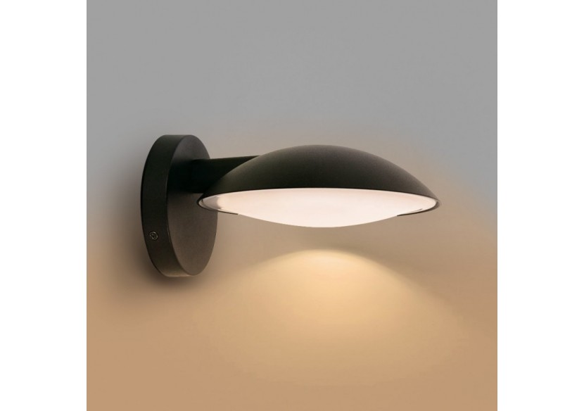 Applique murale extérieur LED 8W "Curve" IP65 - L1562-N - Barcelona LED Applique murale extérieur LED 8W "Curve" IP65 - L1562-N - Barcelona LED