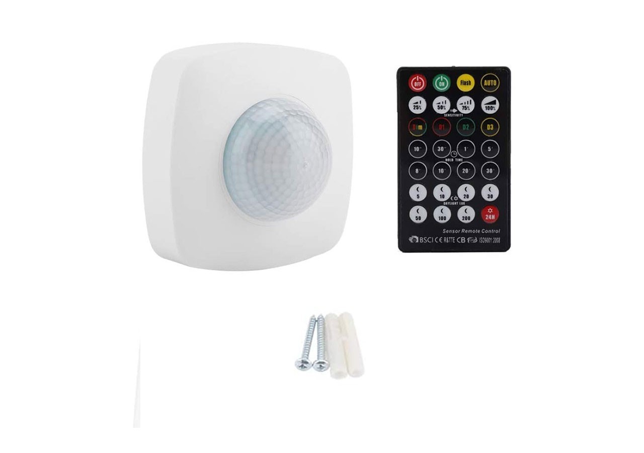 Détecteur de présence 360 degrés avec télécommande PIR IP65 - SP02B - Barcelona LED