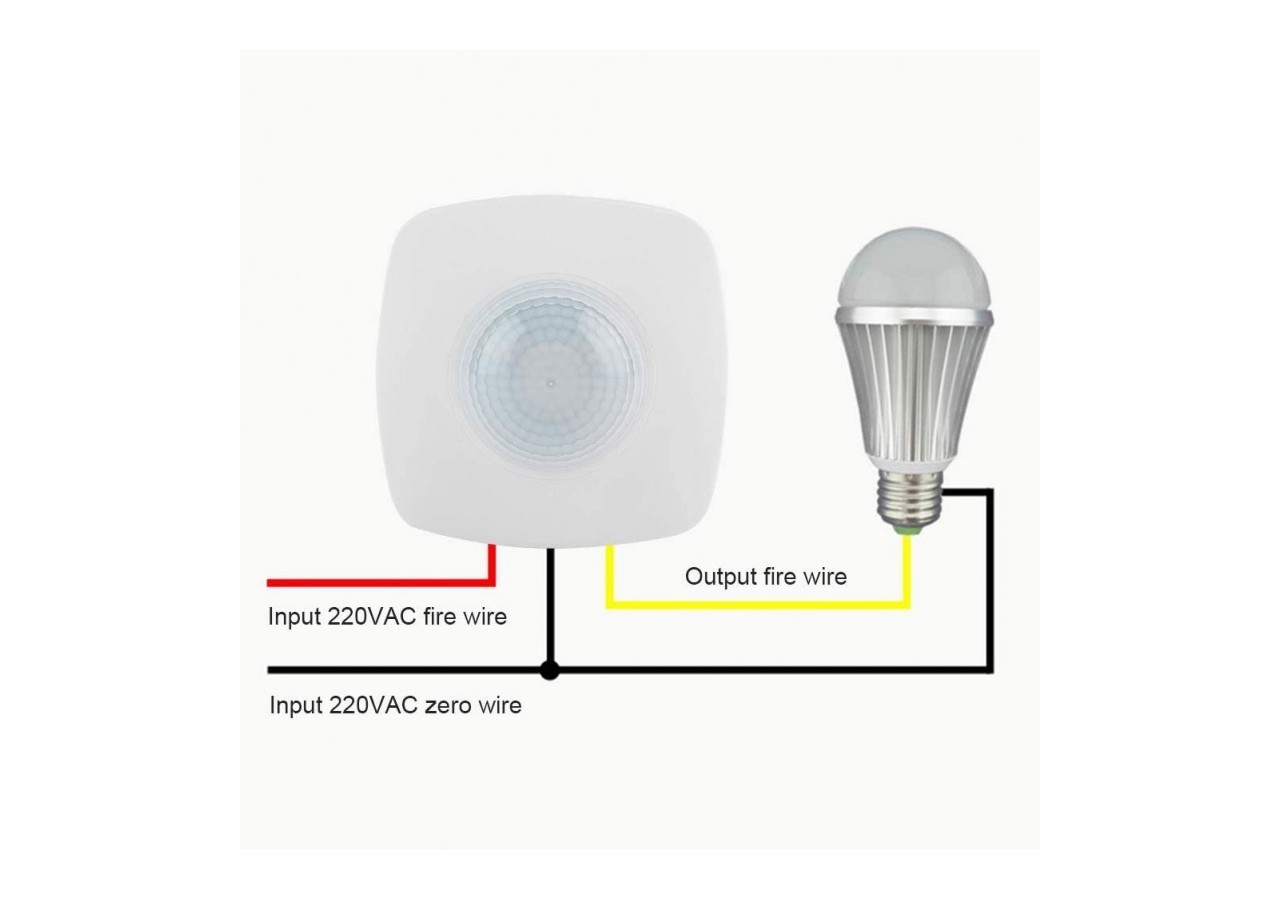 Détecteur de présence 360 degrés avec télécommande PIR IP65 - SP02B - Barcelona LED