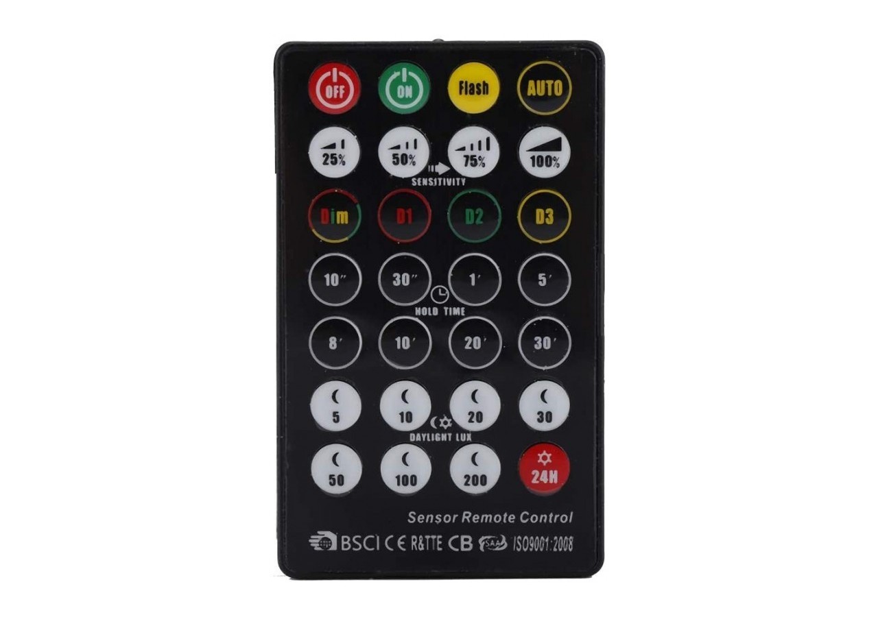 Détecteur de présence 360 degrés avec télécommande PIR IP65 - SP02B - Barcelona LED