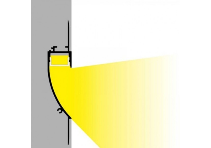 Profilé intégration placoplâtre 18.5x15.5 (2m) - BPERFALP082 - Barcelona LED Profilé intégration placoplâtre 18.5x15.5 (2m) - BPERFALP082 - Barcelona LED