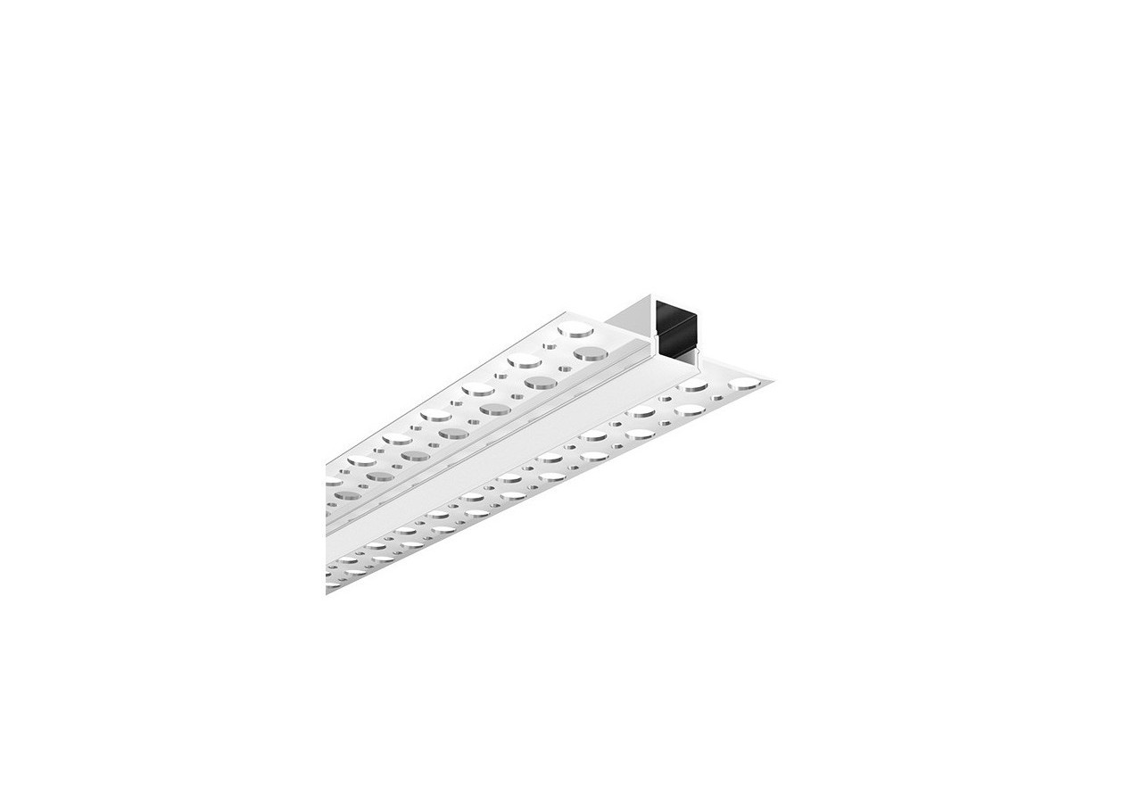 Profilé en aluminium d'intégration placo-plâtre 13x14mm (2m) - BPERFALP068-R - Barcelona LED