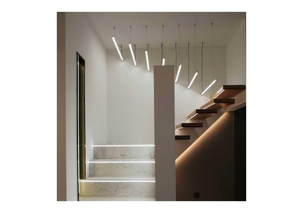 Profilé en aluminium d'intégration placo-plâtre 13x14mm (2m) - BPERFALP068-R - Barcelona LED