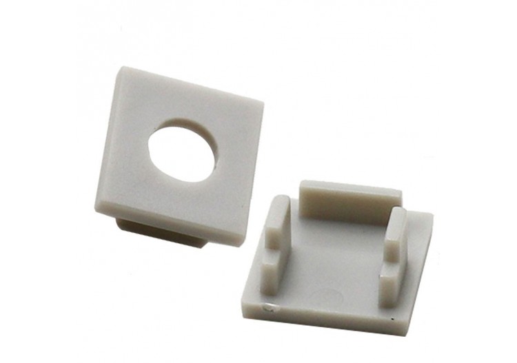 Embout de finition pour profilé en aluminium intégré placo-plâtre 13x14mm - BTPEC068R-SA - Barcelona LED