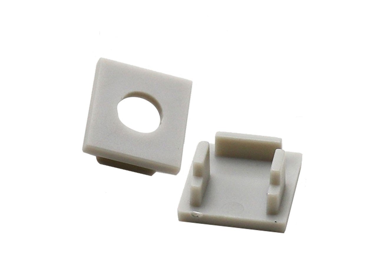 Embout de finition pour profilé en aluminium intégré placo-plâtre 13x14mm - BTPEC068R-SA - Barcelona LED