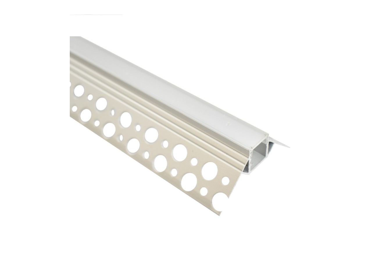 Embout de finition pour profilé en aluminium intégré placo-plâtre 13x14mm - BTPEC068R-SA - Barcelona LED