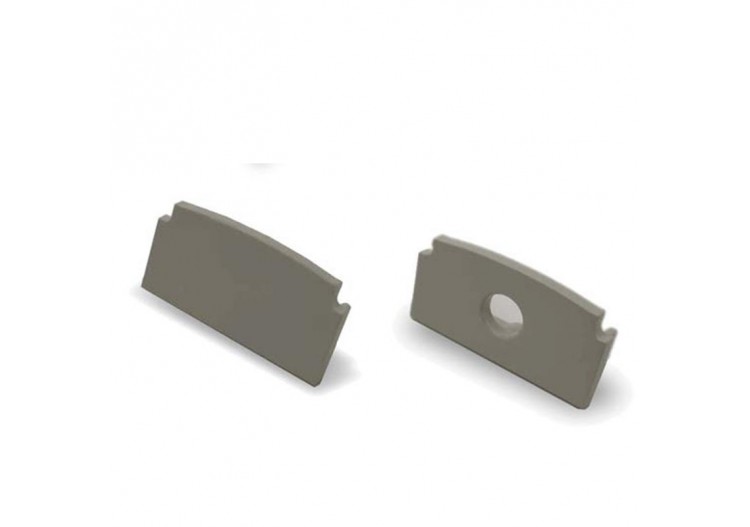 Embout pour profilé en aluminium encastrable 22x13mm - BTPALP131-CA - Barcelona LED