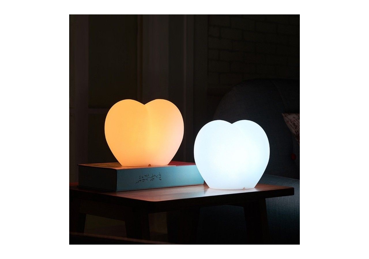 Coeur lumineux LED RGBW sans fil 1W 20cm IP65 - MU4001 - Barcelona LED
