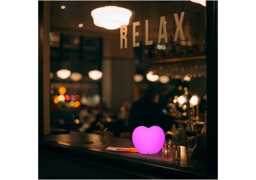 Coeur lumineux LED RGBW sans fil 1W 20cm IP65 - MU4001 - Barcelona LED