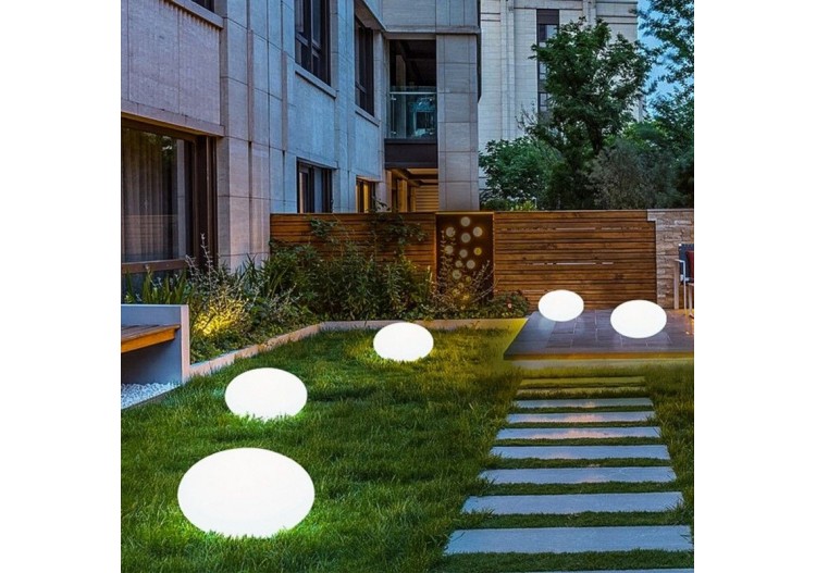 Boule lumineuse de jardin LED RGBW sans fil 1,2W IP65 - MU3005 - Barcelona LED