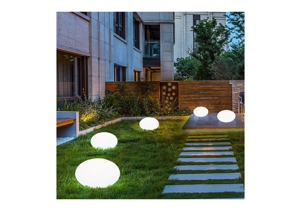 Boule lumineuse de jardin LED RGBW sans fil 1,2W IP65 - MU3005 - Barcelona LED