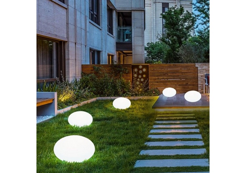 Boule lumineuse de jardin LED RGBW sans fil 1,2W IP65 - MU3005 - Barcelona LED