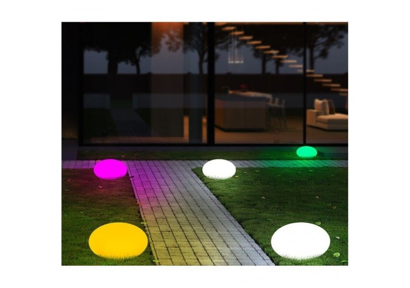 Boule lumineuse de jardin LED RGBW sans fil 1,2W IP65 - MU3005 - Barcelona LED