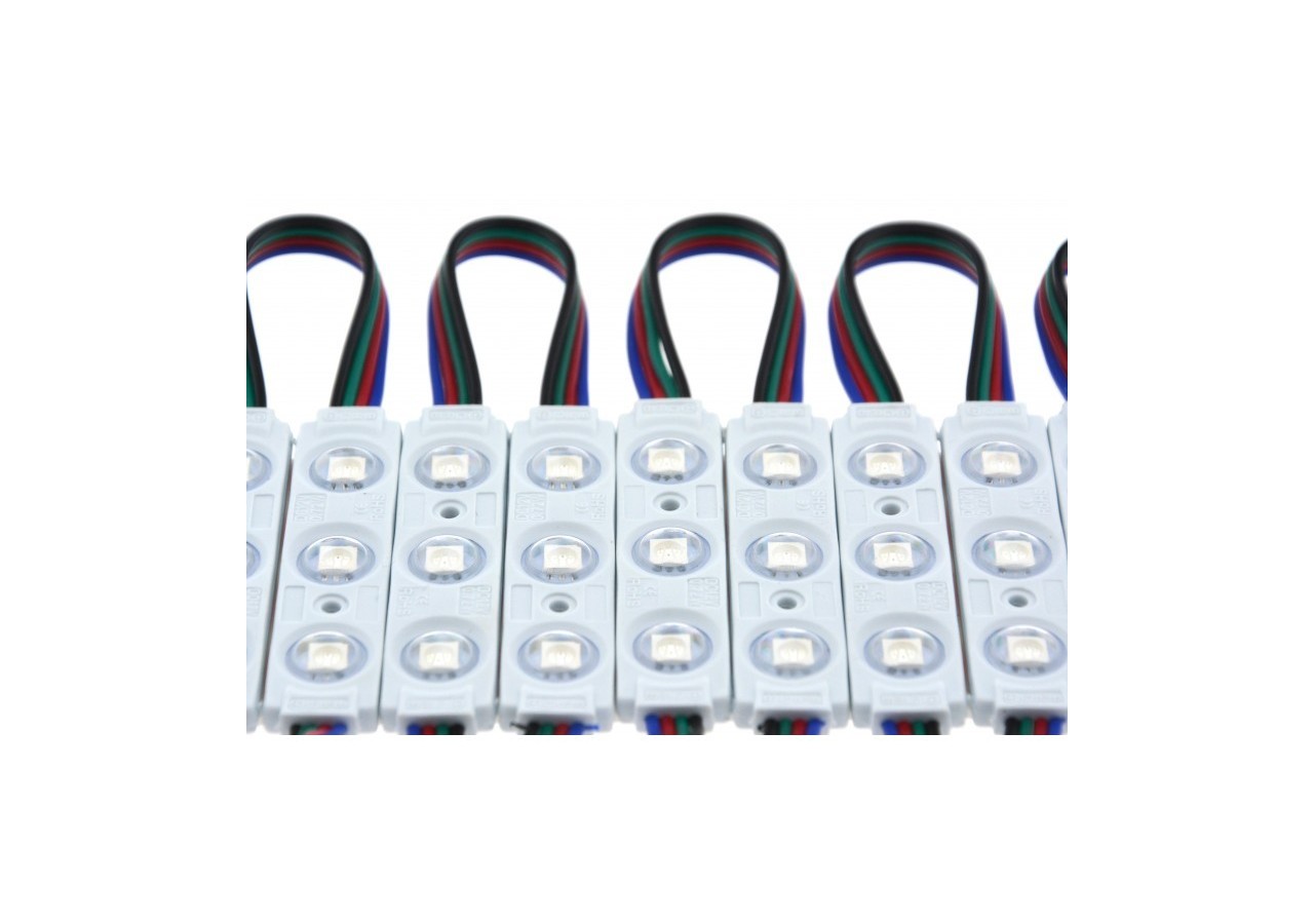 Modules LED RGB pour rétroéclairage 0.72W 12V DC IP65 - BM1431RGB - Barcelona LED