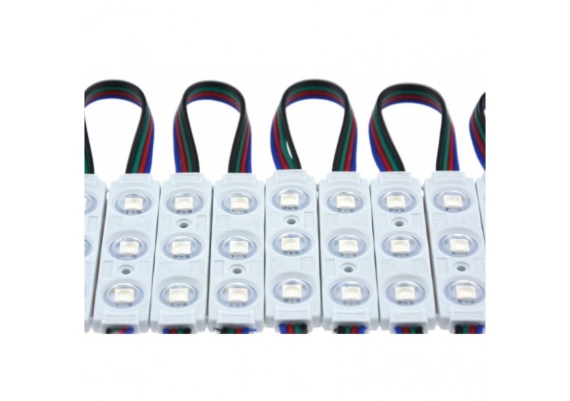 Modules LED RGB pour rétroéclairage 0.72W 12V DC IP65 - BM1431RGB - Barcelona LED Modules LED RGB pour rétroéclairage 0.72W 12V DC IP65 - BM1431RGB - Barcelona LED