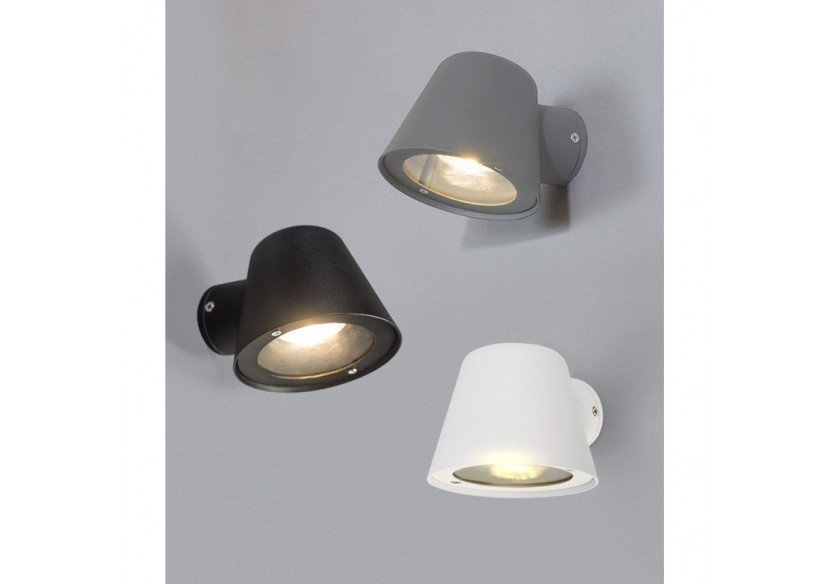 Applique murale extérieure LED "ALBA"-Ampoule GU10 5W incluse - L1552-WB-G - Barcelona LED Applique murale extérieure LED "ALBA"-Ampoule GU10 5W incluse - L1552-WB-G - Barcelona LED
