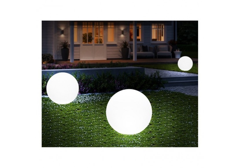 Sphère lumineuse LED RGBW sans fil 50cm 2,4W IP65 - MU2003-2 - Barcelona LED