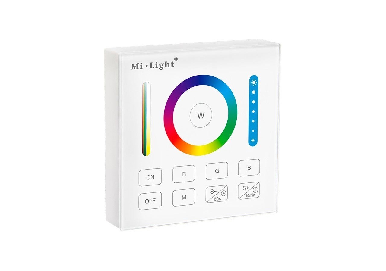Télécommande murale RGB+CCT-1 zone-Blanc-Mi-Light - B0-RGBCCT - Barcelona LED