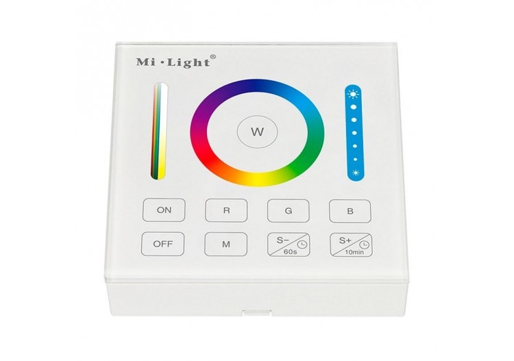 Télécommande murale RGB+CCT-1 zone-Blanc-Mi-Light - B0-RGBCCT - Barcelona LED 2